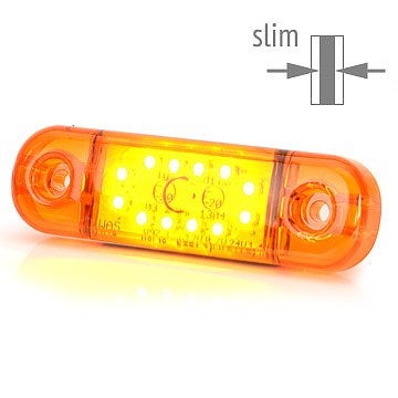 Sivuäärivalo Slim Oranssi LED