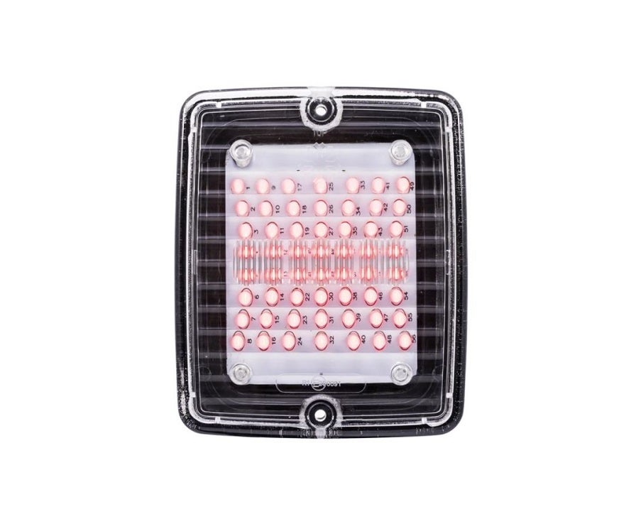 Takavalo/Jarruvalo/Vilkku LED Kirkas linssi 24V