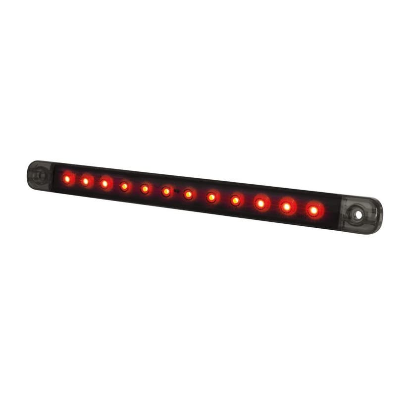 Dark Knight Slim Takavalo/Jarruvalo LED Punainen