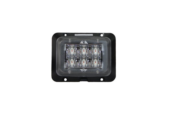 Vilkkuvalo Suorakulmainen 6 kpl Oranssi LED Kirkas Linssi