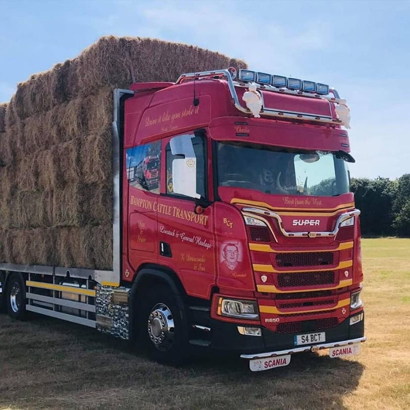 Aurinkolippa 35 cm Bow Scania NG 2/5-äärivalo