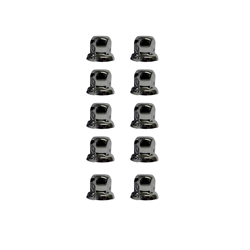 Pyöränmutterin suojakupu Flat-Top 32 mm ruostumaton, Alumiinivanteille – 10 kpl