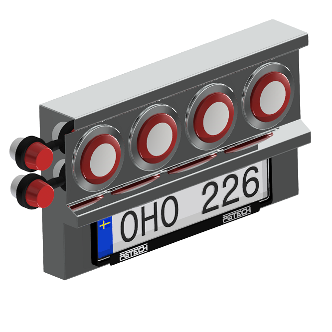 Pgtech Takavalokotelo 4 Jokon / Izeled