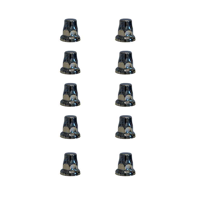 Pyöränmutterin suojakupu 33 mm Metalli, Korkeus 50 mm – 10 kpl