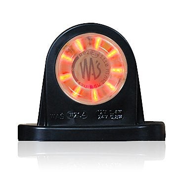 Äärivalo Valkoinen / Punainen LED sis. kumikehys
