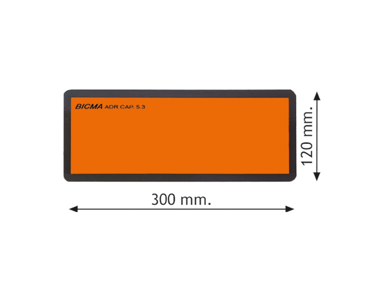ADR-kyltti alumiinia 300 x 120 x 1 mm