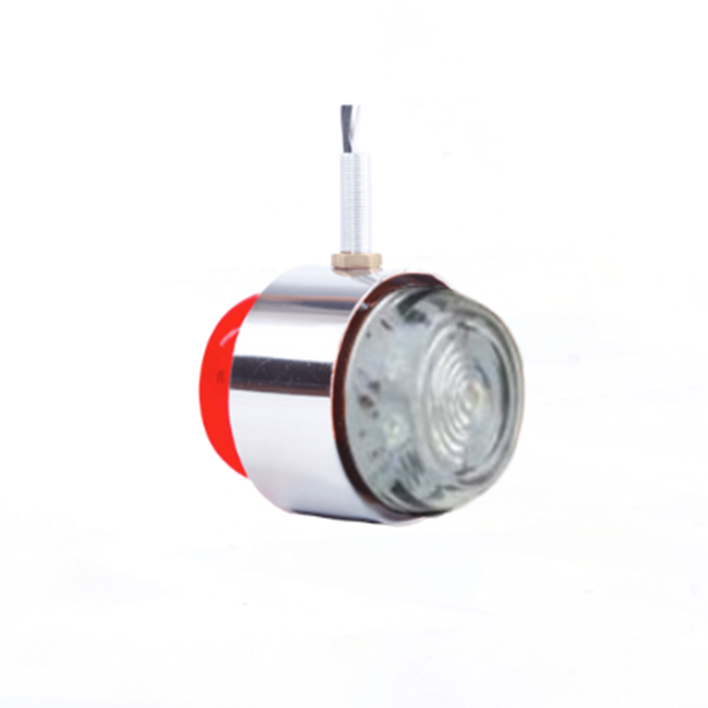 Äärivalo Chrome LED 70 mm Valkoinen/Punainen